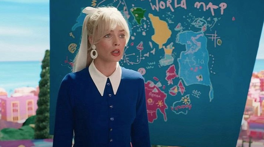 Cuplikan adegan di film Barbie.