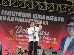 Komunitas Seni Ebeg Banjarnegara Dukung Gus Imin Presiden 2024