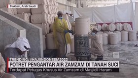 VIDEO: Potret Pengantar Air Zamzam di Tanah Suci
