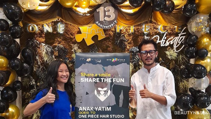 Rayakan Anniversary ke-13, One Piece Hair Studio Hadirkan Charity Event Bersama Yayasan Kasih Mandiri Bersinar