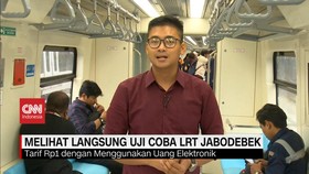 VIDEO: Melihat Langsung Uji Coba LRT Jabodetabek