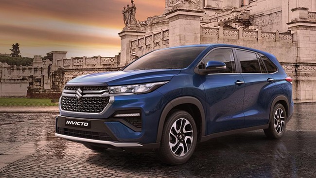 Invicto kembaran Toyota Innova Hycross adalah mobil termahal Suzuki di India.