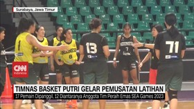 VIDEO: Timnas Basket Putri Gelar Pemusatan Latihan Asian Games 2022