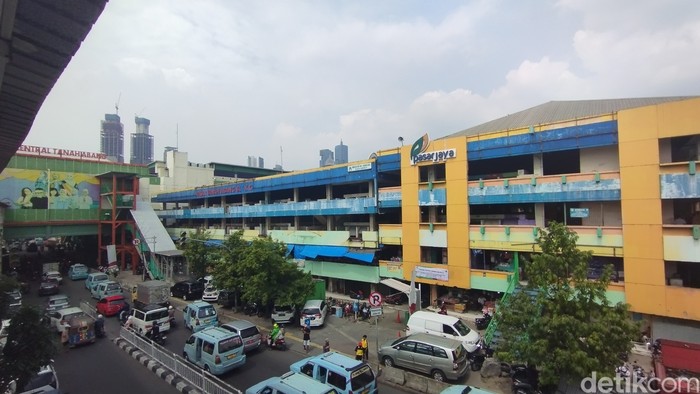 Kondisi Pasar Blok G Tanah Abang, Jakarta Pusat, yang memprihatinkan (Belia/detikcom).
