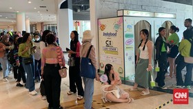 Area Photo Booth CXO Media Live on Stage Diserbu Pengunjung