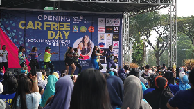 Damai Putra Group Hadirkan Car Free Day Kota Harapan Indah 2023