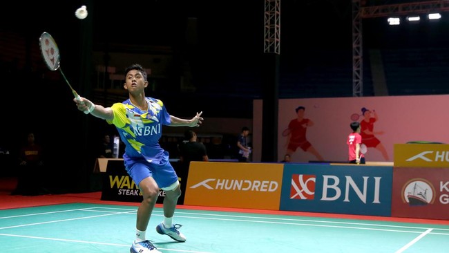 Indonesia membekuk Georgia pada laga pertama Grup E Kejuaraan Dunia Badminton Junior 2023 atau Suhandinata Cup di The Podium, Selasa (26/9) dini hari WIB.