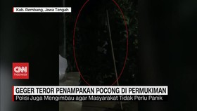 VIDEO: Geger Teror Penampakan Pocong di Permukiman