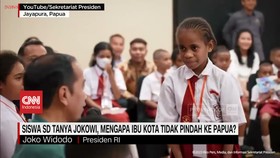 VIDEO: Momen Siswa SD Tanya Jokowi, Mengapa Ibu Kota Tak di Papua?