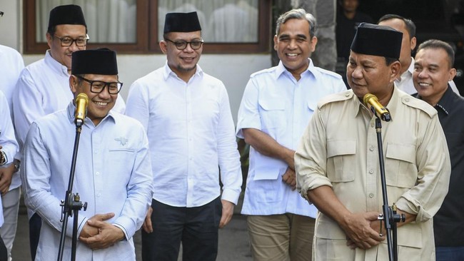 Ketua Umum PKB Muhaimin Iskandar menegaskan bahwa partainya tak akan meninggalkan Prabowo Subianto di Pilpres 2024.