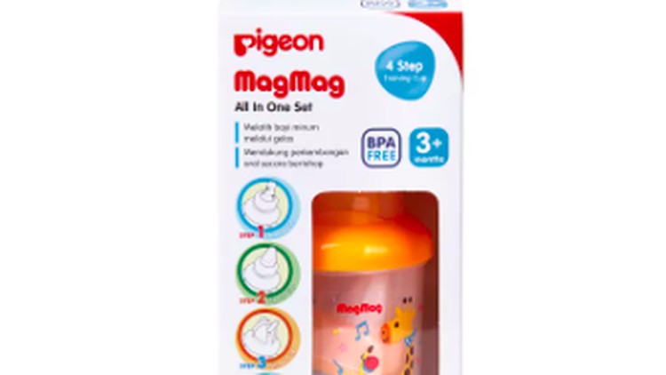 Review Pigeon MagMag All in One Set Cangkir Bayi