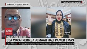 VIDEO: Bea Cukai Periksa Jemaah Haji Pamer Emas