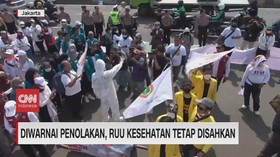 VIDEO: Diwarnai Penolakan, RUU Kesehatan Tetap Disahkan