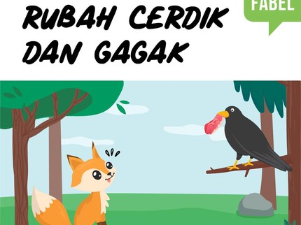 Rubah Cerdik dan Gagak