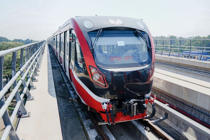 Ilustrasi LRT Jabodebek