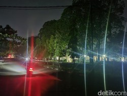 Meresahkan, Lampu PJU di Pusat Perkantoran Palabuhanratu Sukabumi Padam!