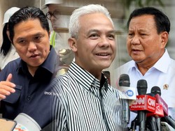 Survei LSI: Pasangan Ganjar-Erick Unggul Tipis dari Prabowo-Cak Imin
