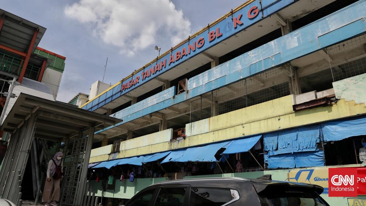 FOTO: Pasar Tanah Abang Blok G Lusuh dan Tak Terurus
