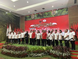 Puan Lantik Pengurus DPP Taruna Merah Putih, Anaknya Jadi Bendum