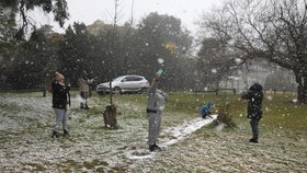 FOTO: Salju Turun di Johannesburg, Keajaiban dalam 11 Tahun Terakhir