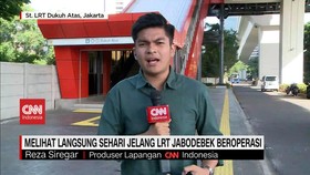 VIDEO: Sehari Jelang LRT Jabodebek Beroperasi