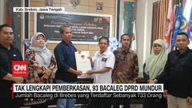 VIDEO: Tak Lengkapi Pemberkasan, 93 Bacaleg DPRD Mundur