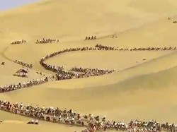 Cuma di China, Turis Macet-macetan Naik Unta