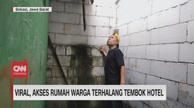 VIDEO: Akses Rumah Warga Terhalang Tembok Hotel