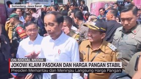VIDEO: Jokowi Klaim Pasokan Dan Harga Pangan Stabil