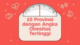 INFOGRAFIS: 10 Provinsi dengan Angka Kasus Obesitas Tertinggi