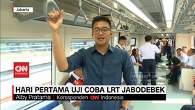 VIDEO: Melihat Langsung Hari Pertama Uji Coba LRT Jabodebek