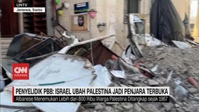 VIDEO: Penyelidik PBB: Israel Ubah Palestina Jadi Penjara Terbuka