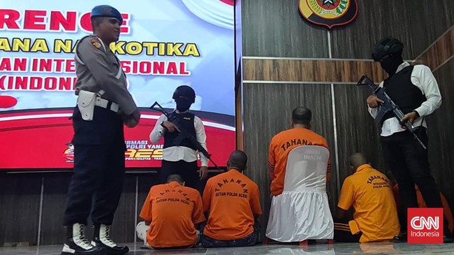 Kapolda Aceh Irjen Ahmad Haydar sabu seberat 57 kg itu rencananya bakal diedarkan di wilayah Sumatera Utara hingga Jakarta.
