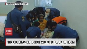 VIDEO: Pria Obesitas Berbobot 200 Kg Dirujuk ke RSCM