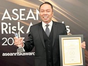 Dirut Jasa Raharja Raih Penghargaan di ASEAN Risk Awards 2023