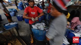 FOTO: Melihat Hasil Produksi Perikanan Tangkap Nelayan Jakarta
