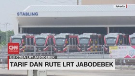 VIDEO: Tarif dan Rute LRT Jabodebek