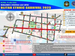 Simak! 14 Titik Jalan di Kota Blitar akan Ditutup Saat BEN Carnival