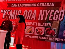 Antisipasi El Nino, Bupati Klaten Launching Gerakan Kemis Ora Nyego