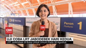 VIDEO: Melihat Langsung Uji Coba LRT Jabodebek Hari Kedua