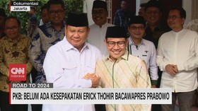 VIDEO: PKB Belum Ada Kesepakatan Erick Thohir Bacawapres Prabowo