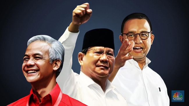 Prabowo Vs Ganjar Vs Anies, Ini Kata 17 Survei Capres Terbaru