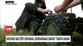 VIDEO: Inovasi Militer Ukraina, Kendaraan Darat Tanpa Awak