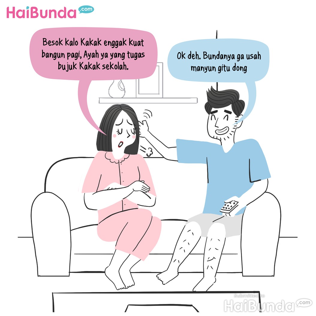 Komik Bunda: Kesabaranku Setipis Tisu..