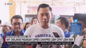 VIDEO: AHY: Deklarasi Pasangan Capres-Cawapres Lebih Cepat Lebih Baik