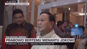 VIDEO: Prabowo Bertemu Menantu Jokowi