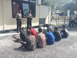 Sejumlah Pebalap Liar dan Motor Knalpot Brong di Nganjuk Diamankan