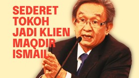 INFOGRAFIS: Sederet Tokoh Jadi Klien Maqdir Ismail