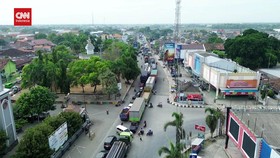 VIDEO: Penampakan Udara Macet 9 Jam Di Pantura Arah Pati-Rembang