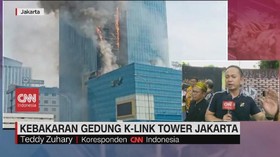 VIDEO: Kebakaran Gedung K-Link Tower Jakarta